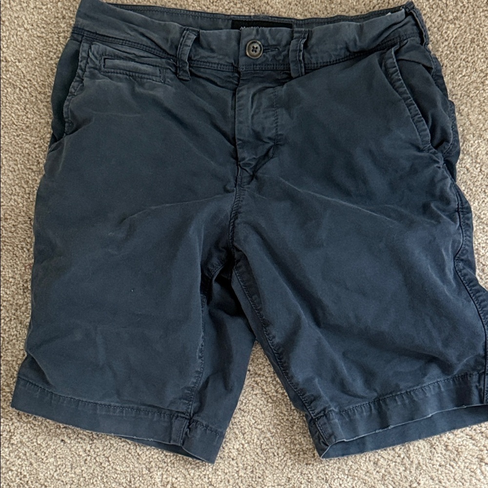 Men's American Eagle Distressed Blue Shorts 26 School Uniform
